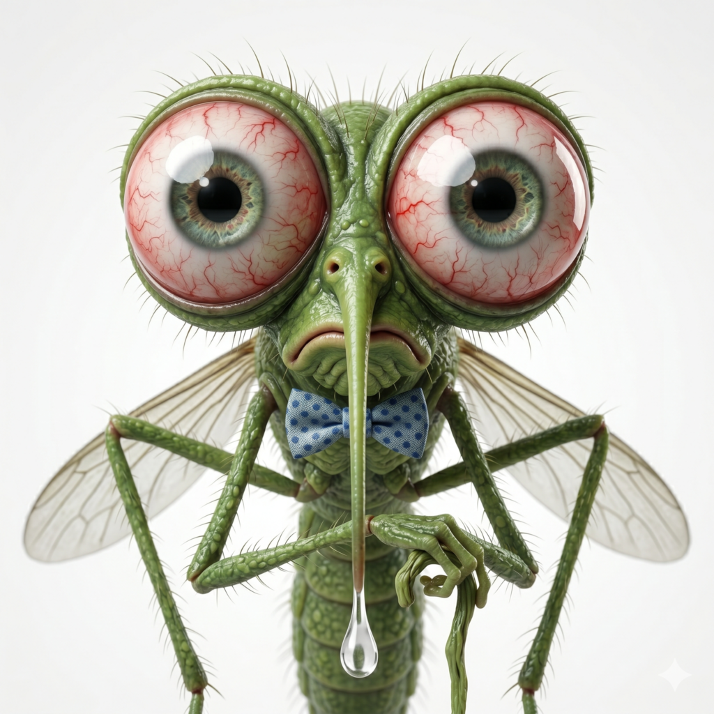 AI Cartoon Character Prompt hyper realistic cartoon insect with big eyes macro detail