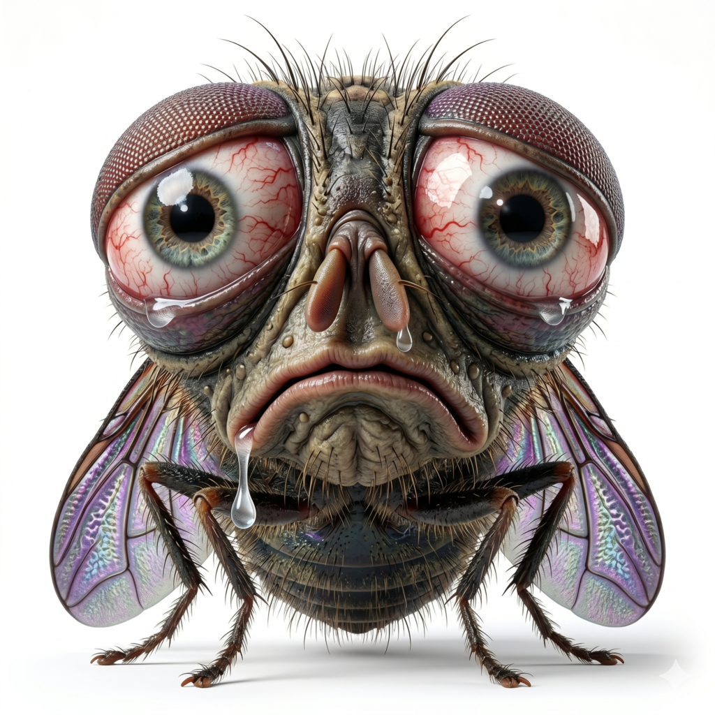 AI Cartoon Character Prompt hyper realistic cartoon insect with big eyes macro detail