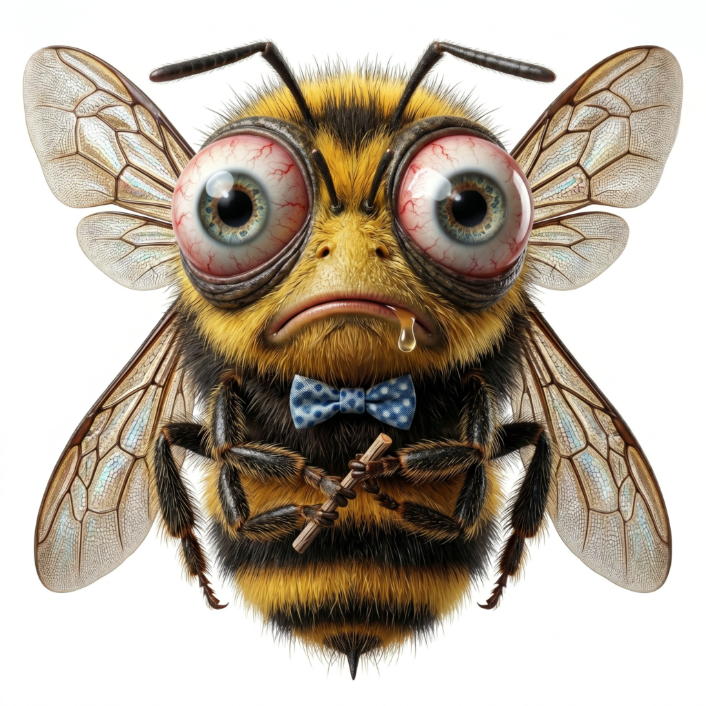 AI Cartoon Character Prompt hyper realistic cartoon insect with big eyes macro detail