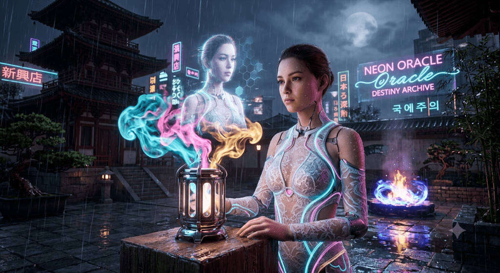 A collection of premium prompt variations for generating cinematic fantasy portraits with magical lantern effects