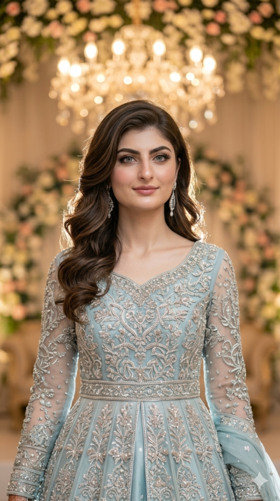 A South Asian couple celebrating Walima recreated using AI Wedding Memory Recreation Prompts.