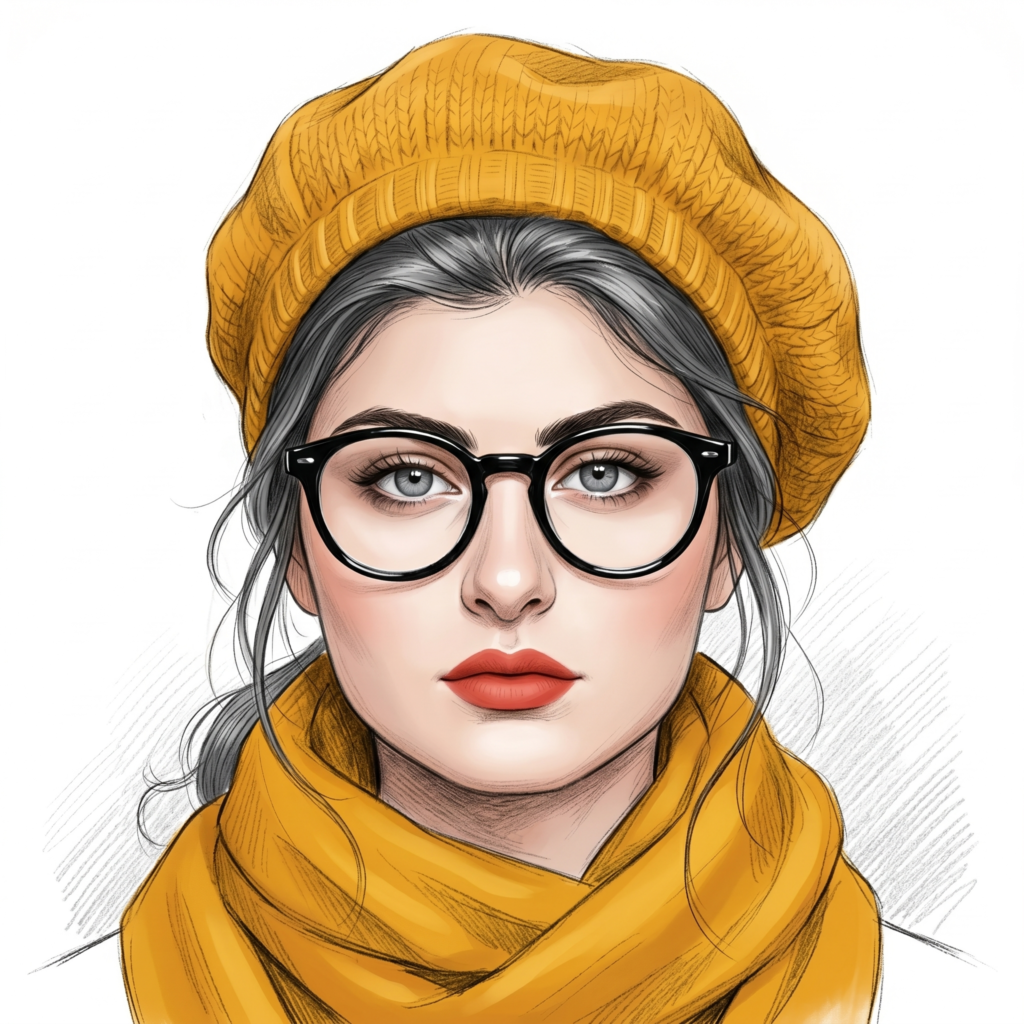A beautiful hand-drawn illustration using Artistic Pencil Sketch AI Prompts.