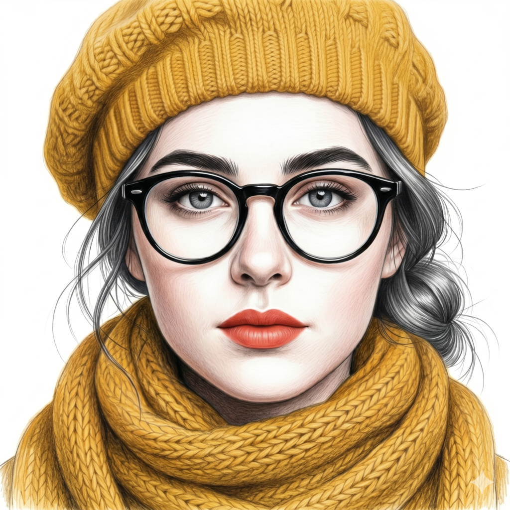 A beautiful hand-drawn illustration using Artistic Pencil Sketch AI Prompts.