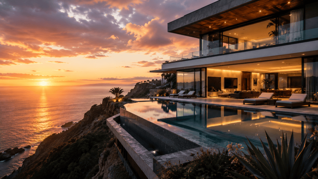 Modern real estate conceptual designs using architecture ai video prompts